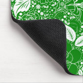 Botanische schoonheden Groene Mousepad Muismat (Hoek)