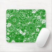 Botanische schoonheden Groene Mousepad Muismat (Met muis)