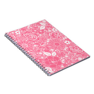 Botanische schoonheden Licht Roze SPIRAAL NOTITIEB Notitieboek
