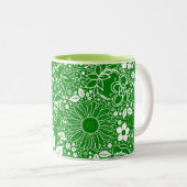 Botanische schoonheden Mok groene koffie (Voorkant rechts)