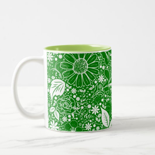 Botanische schoonheden Mok groene koffie (Links)