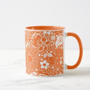 Botanische schoonheden Oranje Ringer Coffee Mok