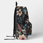 botanische schoonheid bedrukte rugzak (Links)
