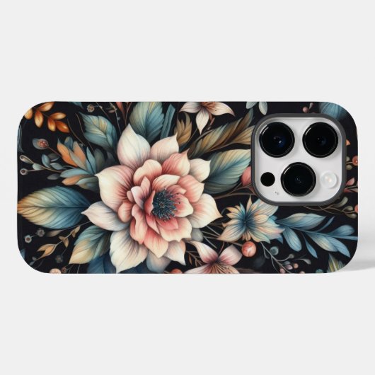 botanische schoonheid Case-Mate iPhone case (Achterkant (horizontaal))