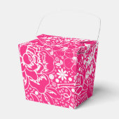 Botanische schoonheid Helder roze uit de voorverpa Bedankdoosjes (Voorkant Zijde)