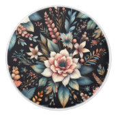 botanische schoonheid keramische knop (Voorkant)