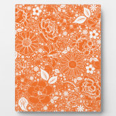 Botanische schoonheid Oranje Fotoplaat (Voorkant)