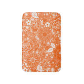 Botanische schoonheid, Oranje-kleingetje Badmat (Voorkant Verticaal)