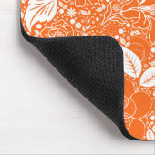 Botanische schoonheid Oranje Muismat (Hoek)