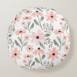 botanische schoonheid rond kussen