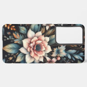 botanische schoonheid samsung galaxy hoesje (Achterkant horizontaal)