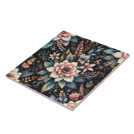 botanische schoonheid tegeltje (Zijkant)