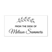 Botanische schoorsteenbladeren van de bureau van  zelfinktende stempel (Design)