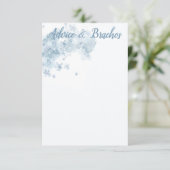 Botanische Sheva Brachos advieskaart Informatiekaartje (Staand voorkant)