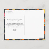 Botanische Sinaasappels en Citroenen Afstuderen Da Briefkaart (Achterkant)