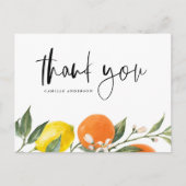 Botanische Sinaasappels en Citroenen Afstuderen Da Briefkaart (Voorkant)