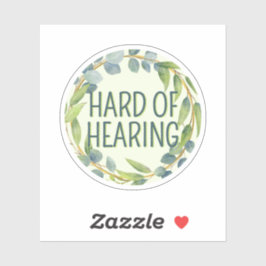 Botanische Slechthorendheid Groene Doofheid Sticker