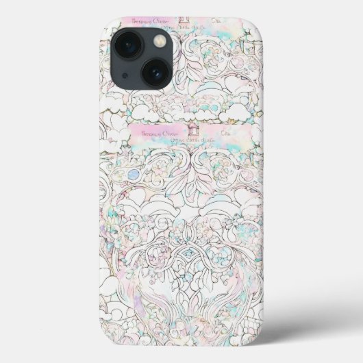 Botanische Smaakbaarheid: iPhone Case met Gevoelig (Achterkant)