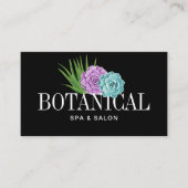 Botanische sonde Aloe Vera Natuur Salon & Spa Visitekaartje (Voorkant)