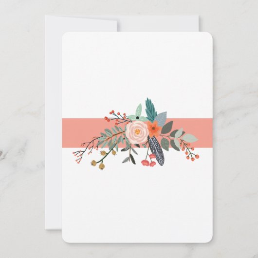 Botanische spiegel Sla de datum op Save The Date (Achterkant)