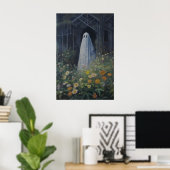 Botanische spookkunstprint vintage broeikas poster (Thuiskantoor)