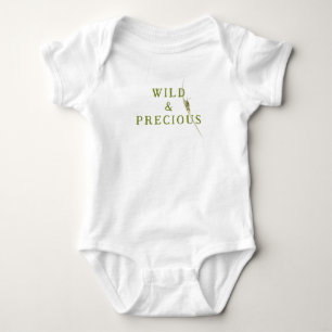Botanische sprinkhaan Wild & Precious babyfeestje Romper