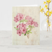 Botanische Standish's Hybrid Azalea Kaart (Gele Bloem)