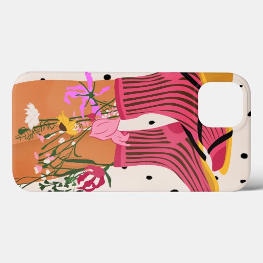 Botanische stappen Case-Mate iPhone case (Achterkant (horizontaal))