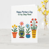 Botanische Stiefmoederdag Kaart (Gele Bloem)
