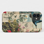 Botanische stijl collage ontwerp Case-Mate iPhone case (Achterkant (horizontaal))