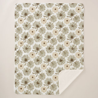 Botanische stijl warme deken