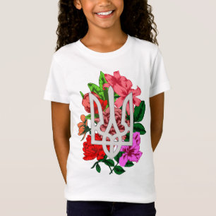 Botanische stilstand en Oekraïense trident tryzub  T-shirt