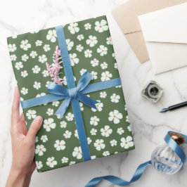 Botanische Stippen Cadeaupapier