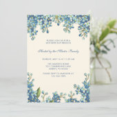 Botanische Stippen Moederdag Brunch Invitation Kaart (Staand voorkant)