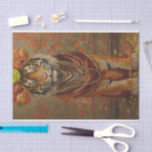 Botanische strepen tissuepapier (Craft)
