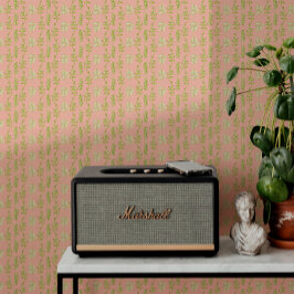 Botanische Stripe Vrouwelijke Badkamer Behang