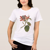 botanische studie Passie Bloem Tri-Blend Shirt (Voorkant)