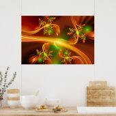 Botanische studie poster (Keuken)