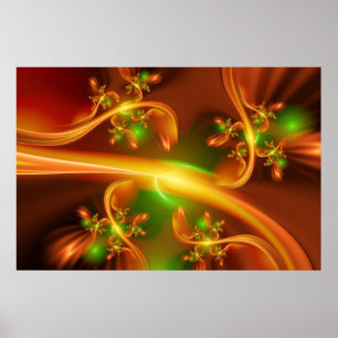 Botanische studie poster