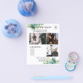 Botanische Succulent Salon Services Flyer Sjabloon (Enkel)