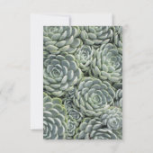 Botanische Succulente Garden | Uitnodiging tot wed (Achterkant)