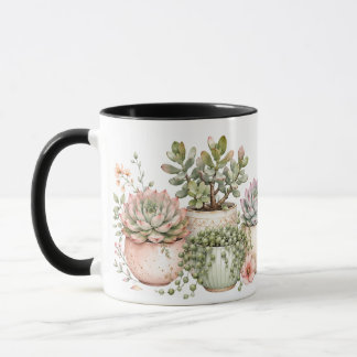Botanische Succulenten "Aloe You Vera Much"   Mok