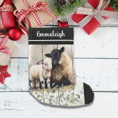 Botanische Suffolk Sheep Kleine Kerstsok