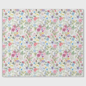 Botanische symfonie cadeaupapier (Vlak)