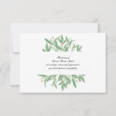 Botanische sympathie Hartelijk dank Kaart (Voorkant)