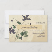 Botanische sympathie Hartelijk dank Kaart (Voorkant)