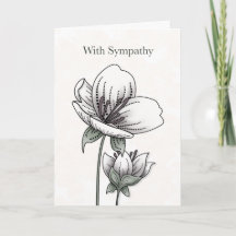Botanische Sympathiekaart - Stille Aanwezigheid