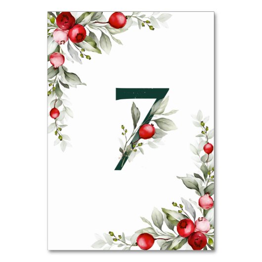 Botanische tabel 7 Weduwstabel nummer noel Kaart (Voorkant)