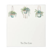 Botanische takenlijst notitieblok (Voorkant)
