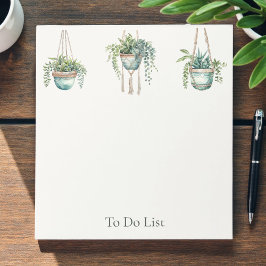 Botanische takenlijst notitieblok